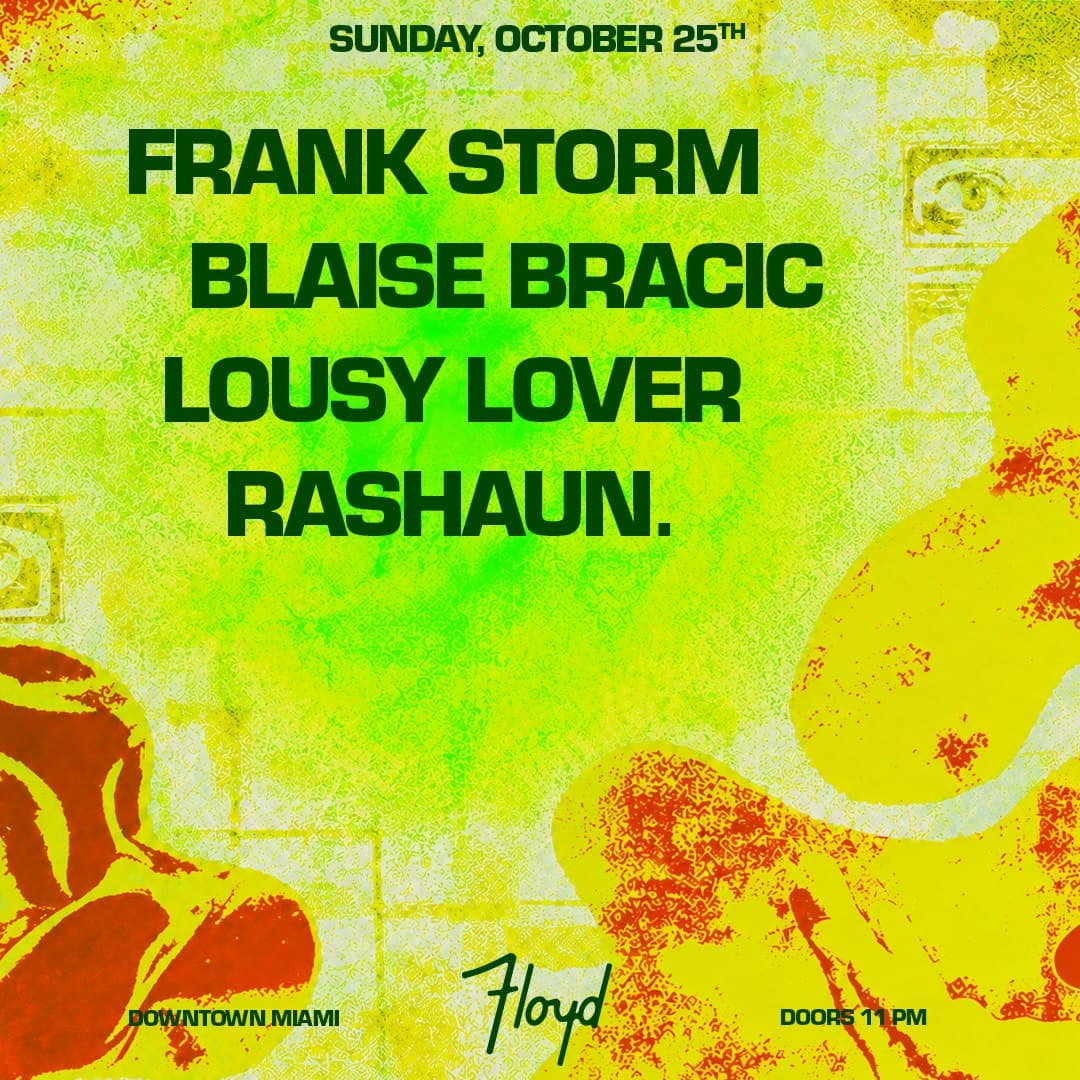 Frank Storm + Blaise Bracic flyer