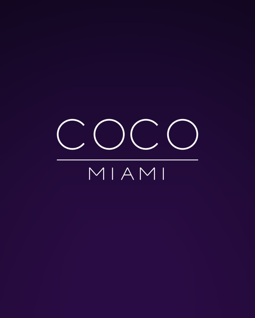 Friday at Coco Miami flyer
