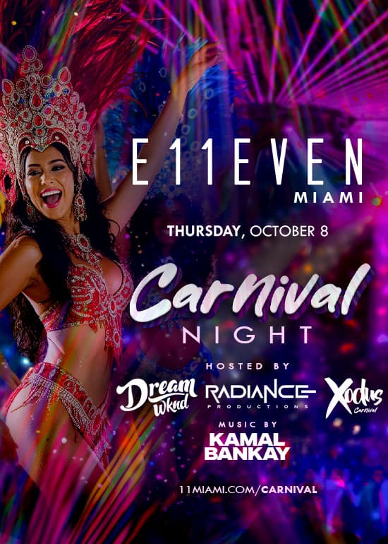 Carnival Night at E11EVEN flyer