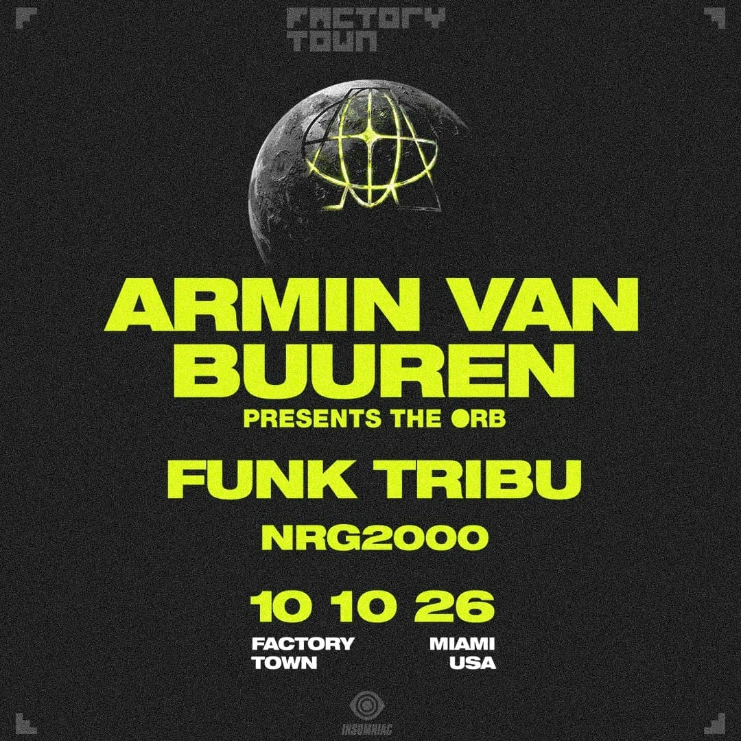 Armin van Buuren presents The Orb flyer
