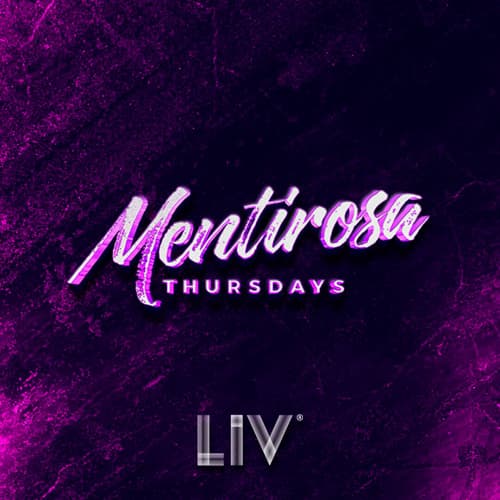 Mentirosa Thursday flyer