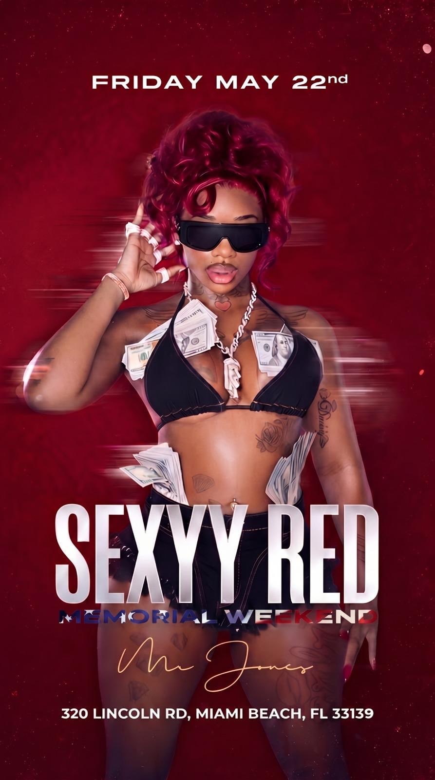 Sexyy Red at Mr Jones Miami