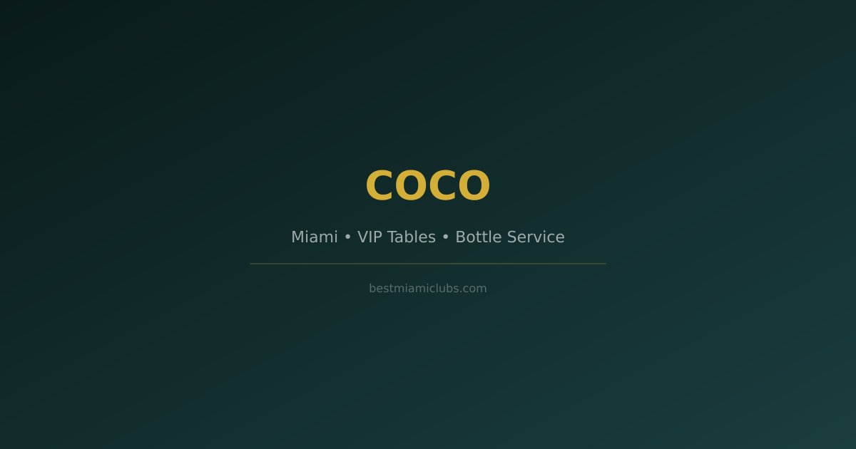 We Rock Hip-Hop Wednesdays at Coco